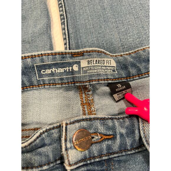 Carhartt women relaxed fit jeans size 10 - Picture 6 of 11